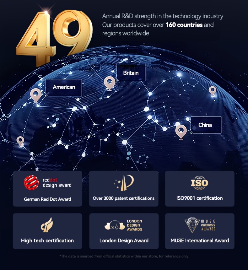 ACER TWS Wireless Earbuds with Deep Noise Reduction - 50h Long Standby, Low Latency, HIFI Stereo Sound, Touch Control, Rechargeable Lithium Battery, Ideal for Running & Sports, Sports Headphones|Ergonomic Design|Durable Plastic