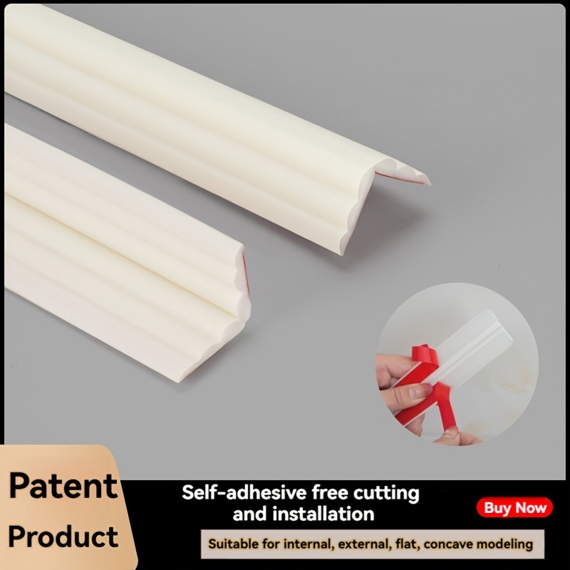 

Pvc Corner Protection Strips: Indoor/outdoor Decorative Tiles, Window Edges, Ceilings, Countertops, And Floor Edges - Self-adhesive, Peel & Paste, Plastic Material