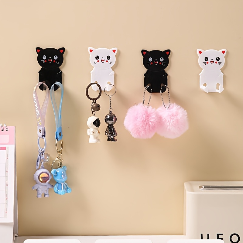 5pcs Cartoon Plug Hook Adhesive Hooks for Cable Management