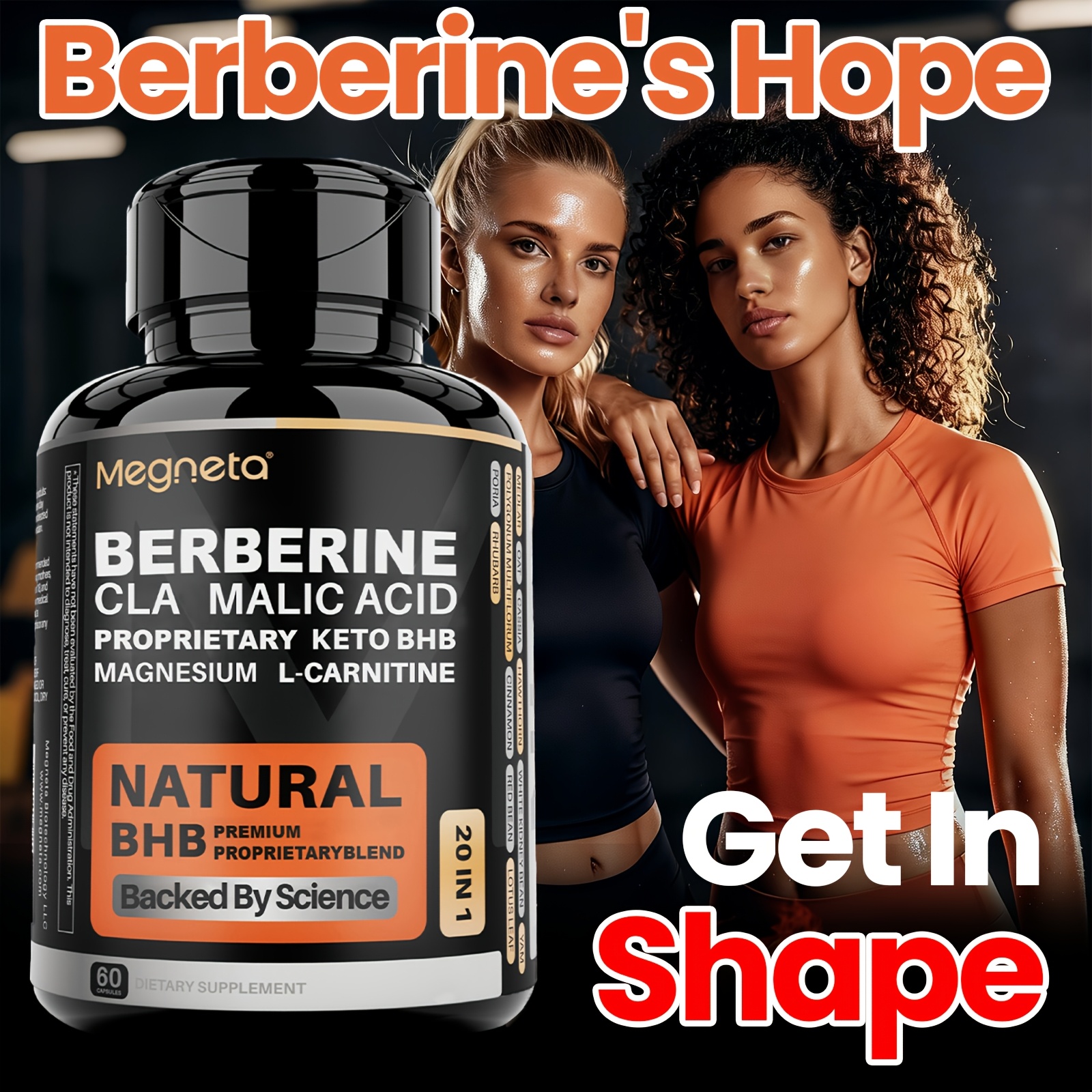 acetyl l carnitine and phosphatidylserine Berberine + Chromium - GymBeam