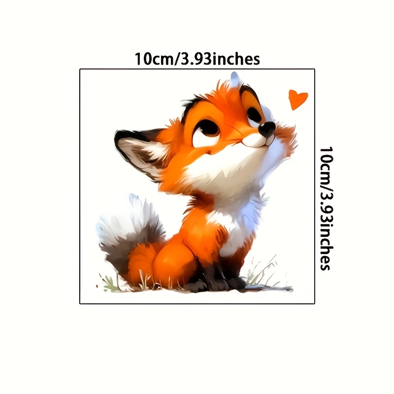 Cute Little Fox Switch Sticker for Home Decor