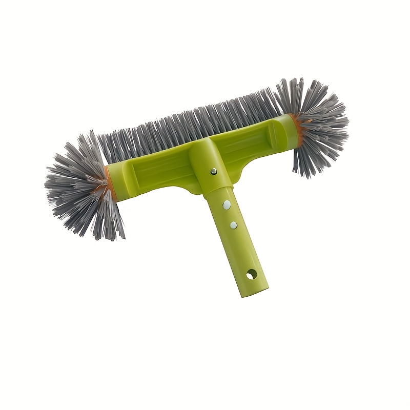 high quality round scrubbing brush head for cleaning swimming pool tiles with strong bristles in a hemispherical shape