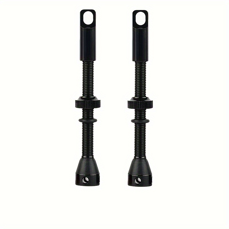 TEMU 2pcs Bike Tubeless Valve Stem 40mm 44mm 60mm With Integrated Valve Core Removal Tool For Mtb Road Bicycle Tire Rim