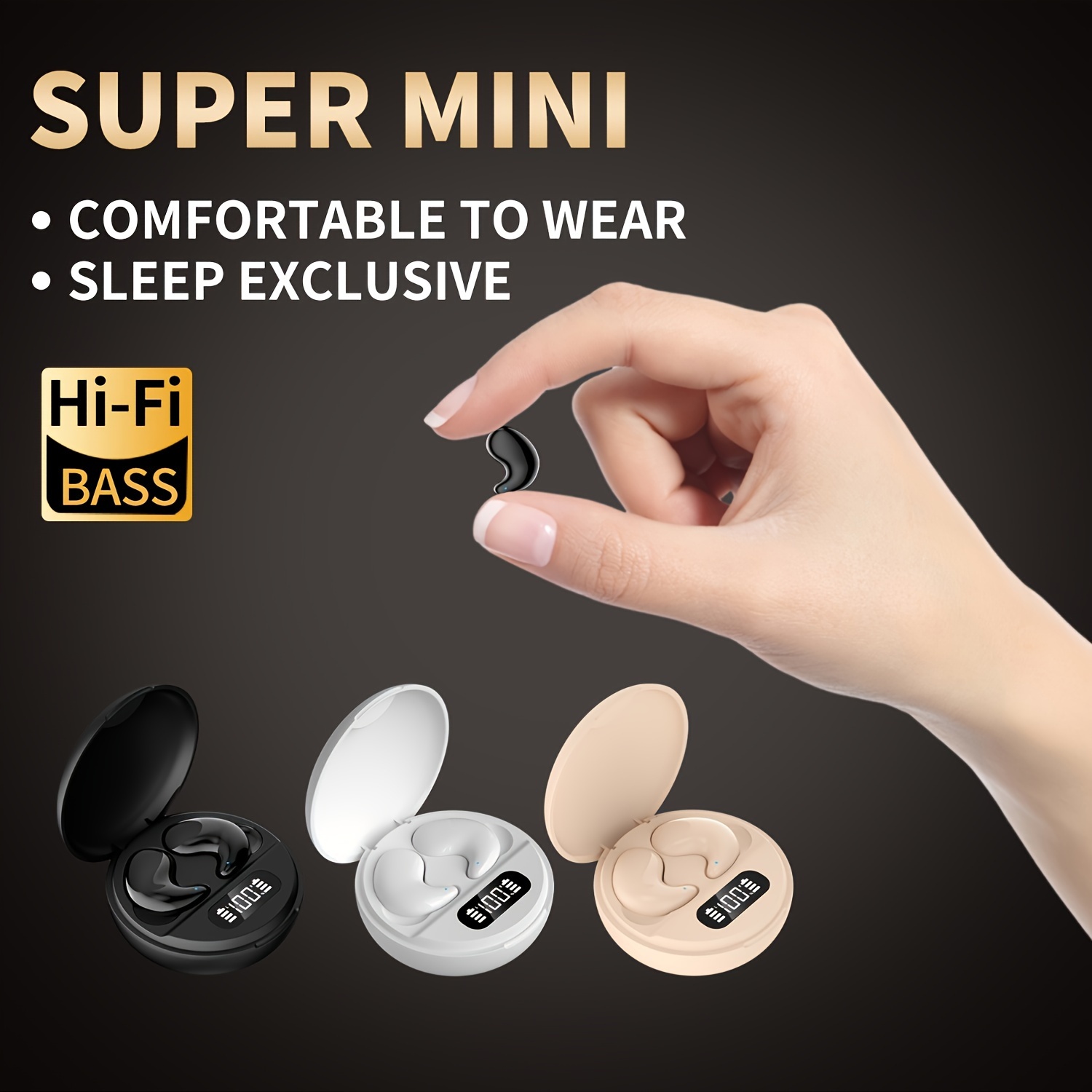 

1 Unitek In-ear Headphones, Bass, , Cancelling, -c, Wireless 5.3, Rechargeable Battery, For , , , Running - , Long Battery