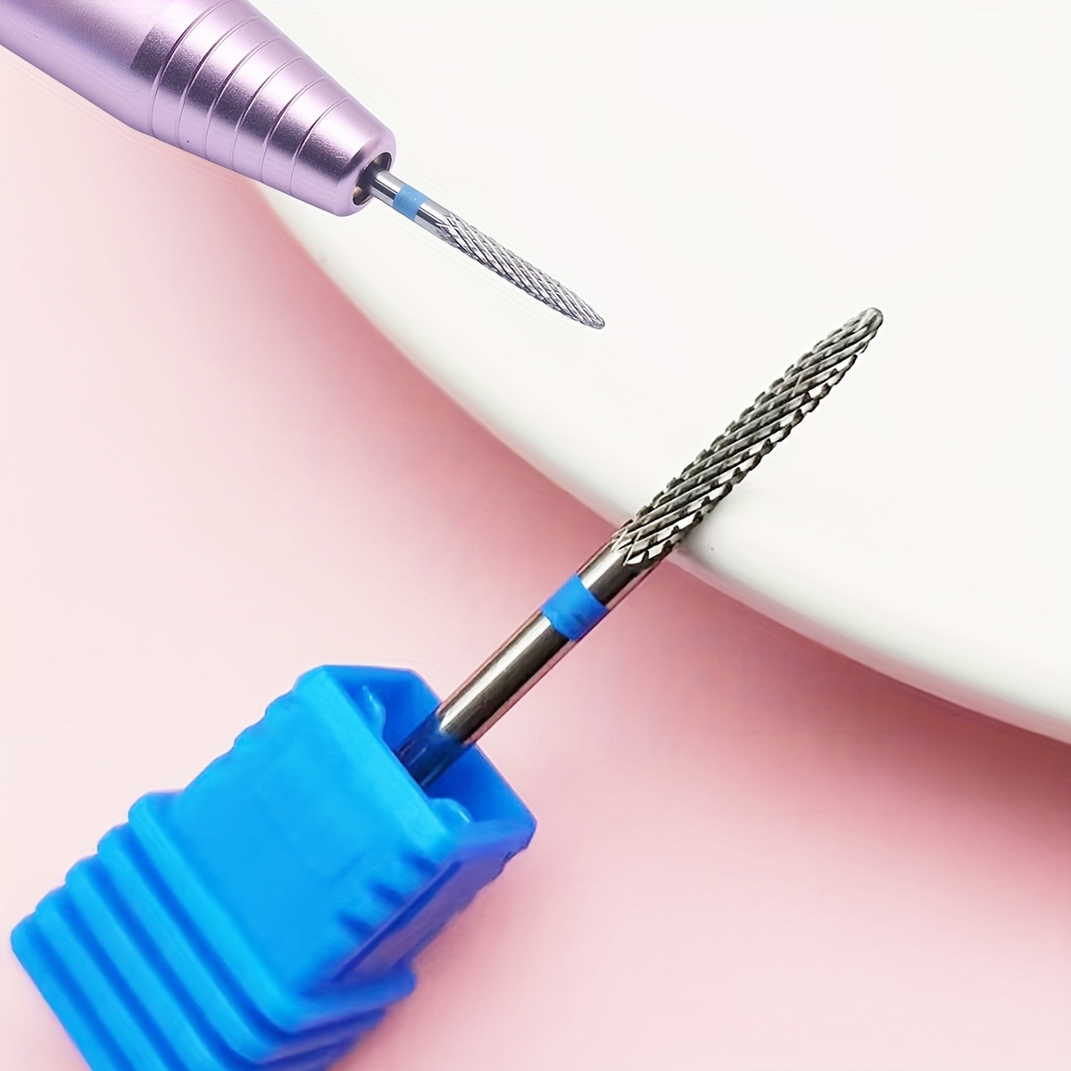 Carbide Nail Drill Bits Set For Electric Drill Machine - Professional Cuticle Cleaner And Under Nail Trimmer For Manicure Tool