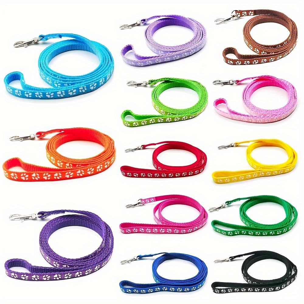 11pcs Leash Set Adjustable Leash For Puppy Outdoor Terrier Schnauzer Leash