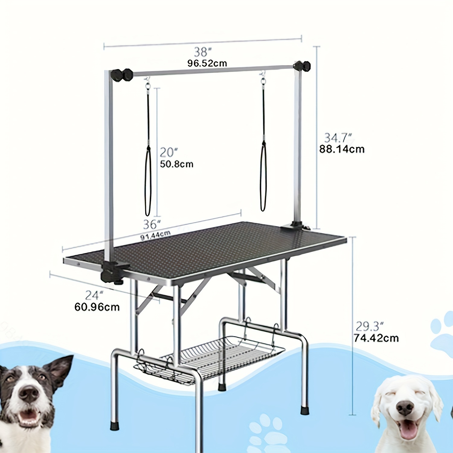 Dog clearance drying table