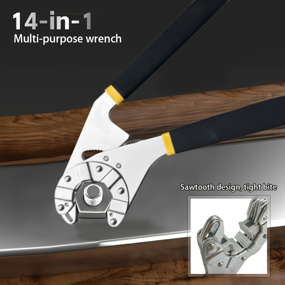 14 in 1 multi purpose wrench adjusted universal multi function torque wrench for diy electrical machinery bicycle family repair valentines day best gift details 5