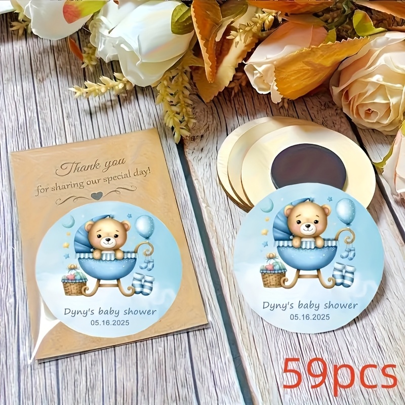 Custom Wooden Fridge Magnets for Party Decor
