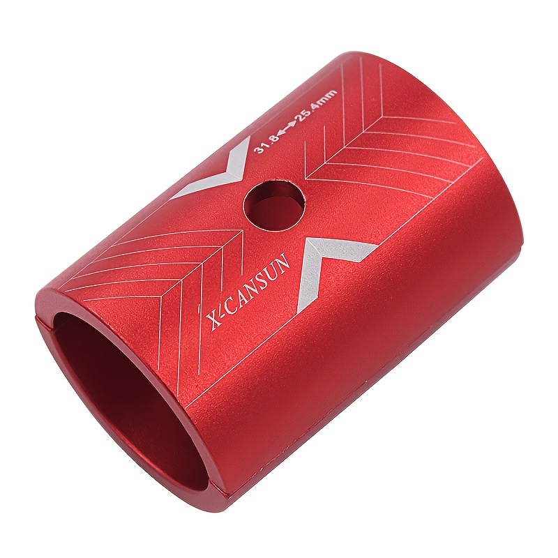 TEMU Solve Handlebar Compatibility! 25.4mm (1 Inch) To 31.8mm (1.25 Inch) Stem Adapter Sleeve, Conversion Kit For Bicycle Repair & Upgrade