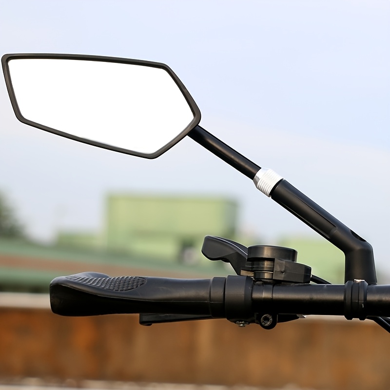 E-shop Fahrradlenker Rückspiegel, Verstellbare Länge Einziehbare Halterung, 360 Grad Drehung, PA Material, Universal für Rennräder