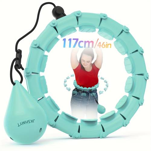 46 inch 117m circle 24 links weights waist and abdominal training workout for women beginners durable exercise equipment