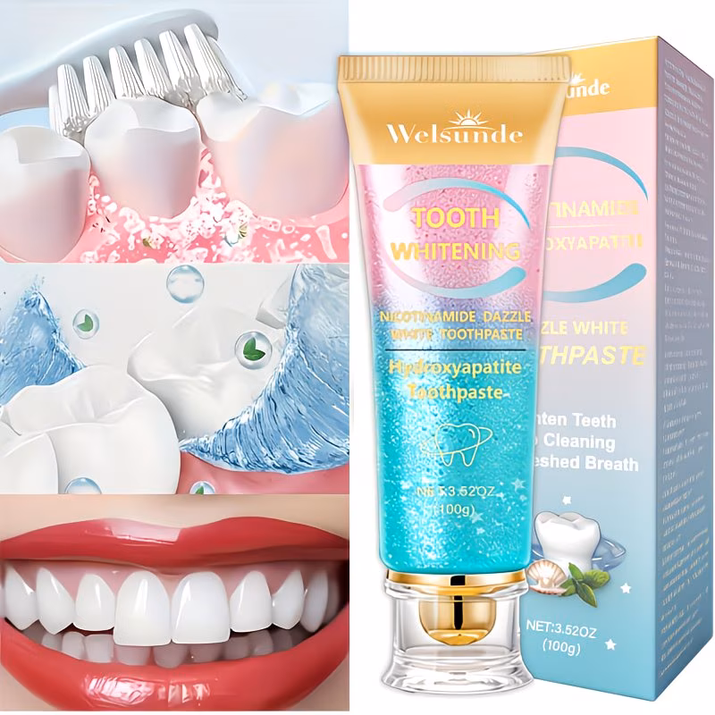 niacinamide toothpaste enriched with niacinamide provides natural and with deep cleaning to clean teeth and leave features a mint peach flavor travel friendly 3 52 for oral hygiene Product details 3