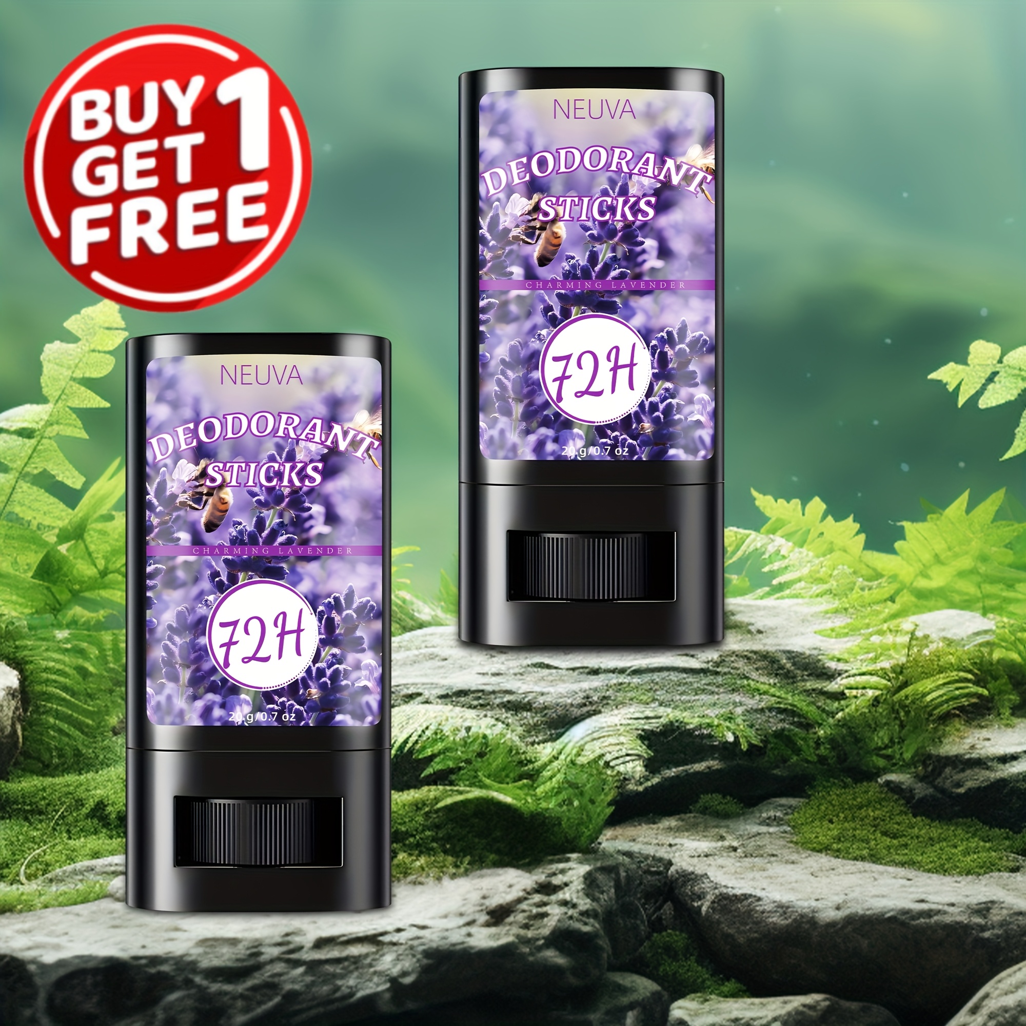 And Another At No Cost. This Lavender Deodorant Stick 72 Hours Of Protection Against Body Odor, Making It Ideal For Work, Dates, And Home. Specifically Formulated For Odors
