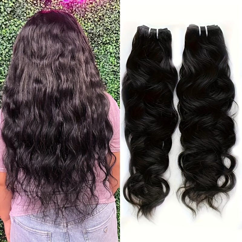 

12a Natural Wave Bundles Human Hair 100% Unprocessed Virgin Hair 3bundles Natural Hair Extensions Human Hair Bundles Natural Color