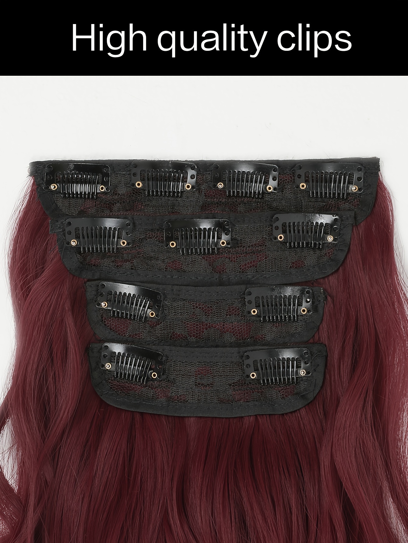   body wave heat resistant high temperature   extension 22 inch long ombre color for women details 5
