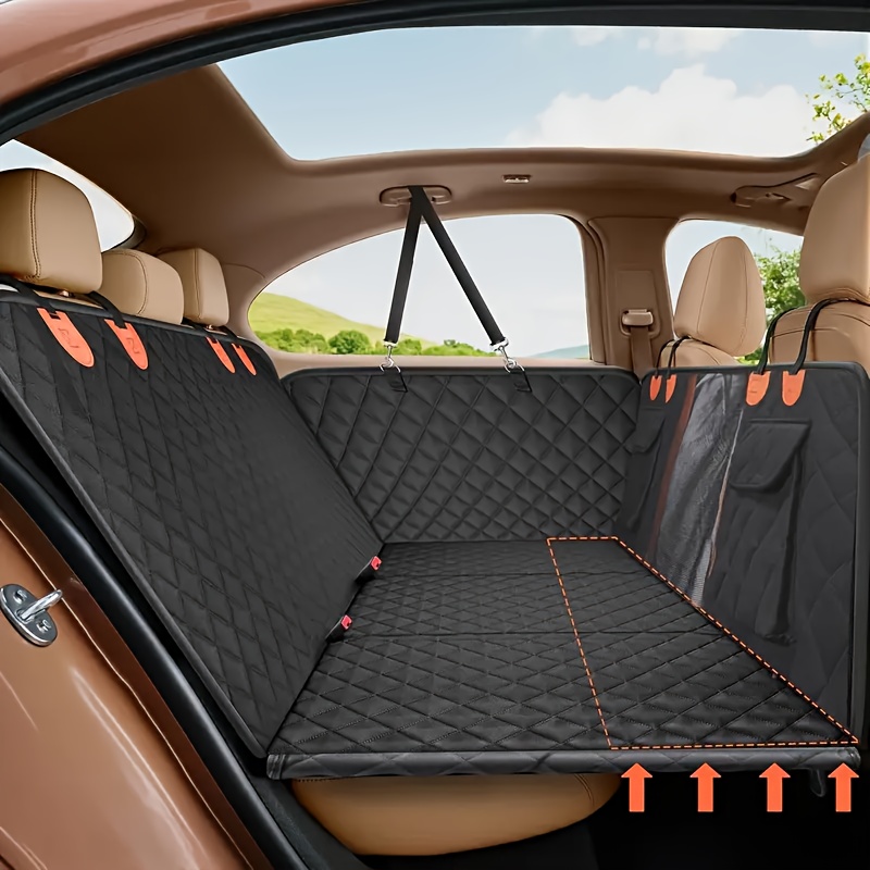 Image of Dog Car Seat Extender Mat - Large Space, 330lbs Weight Capacity Durable Material, Hard Bottom Anti-slip Pet Hammock, Suitable For Sedans, Suvs, And Trucks