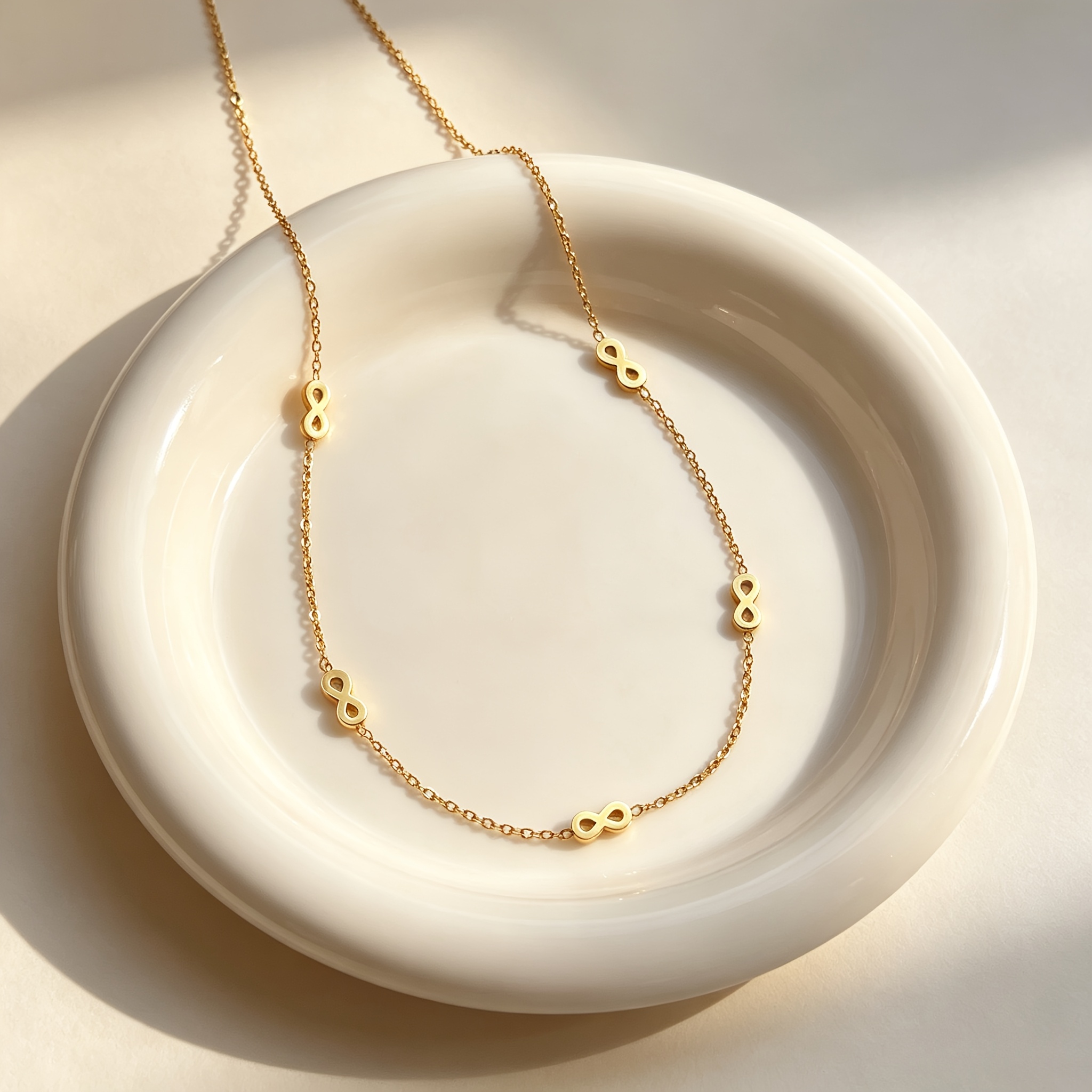 Western Instagram Style Multi-Layer Infinity Symbol Necklace