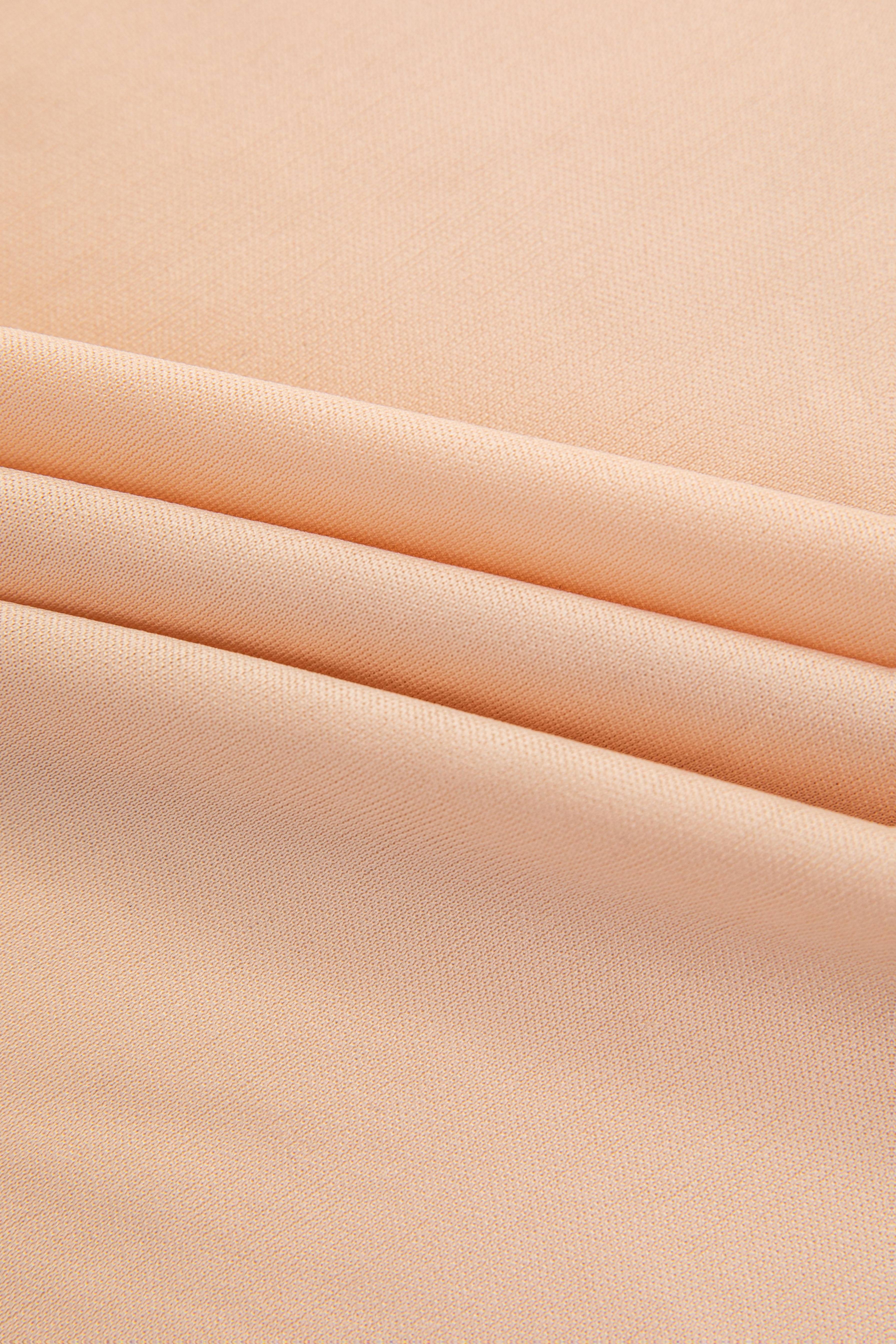 Élégante robe de soirée rose en tulle à épaules dénudées, robe trapèze à fente haute pour femmes - Parfaite pour les mariages et les événements formels, tenue de soirée formelle | Détails exquis