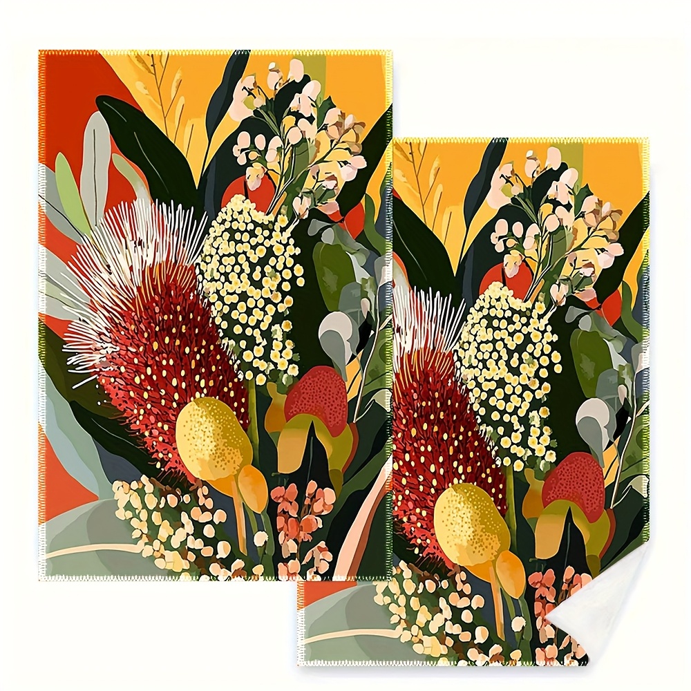 TEMU 2pcs, Kitchen Towels, Dishcloths, 16x24 Inch, A Of South , Suitable For , Holiday Cooking, And Bathroom Use, Llh1103yys238