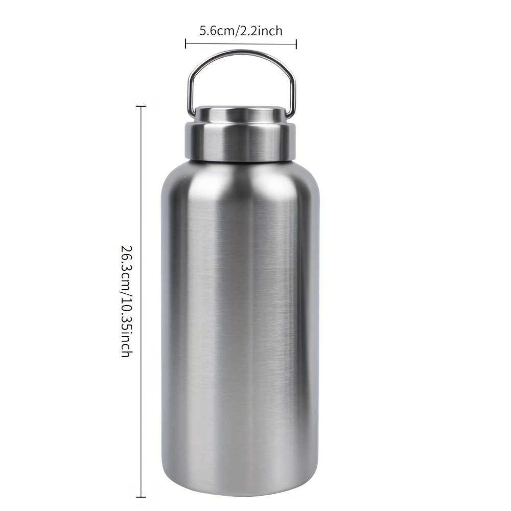 Image of A High-quality Giant Capacity 304 Stainless Steel Water Bottle With A Capacity Of 1500ml/50oz Is Suitable For Sports And Outdoor Activities, As Well As For Home And Office Use. A Perfect Gift For .