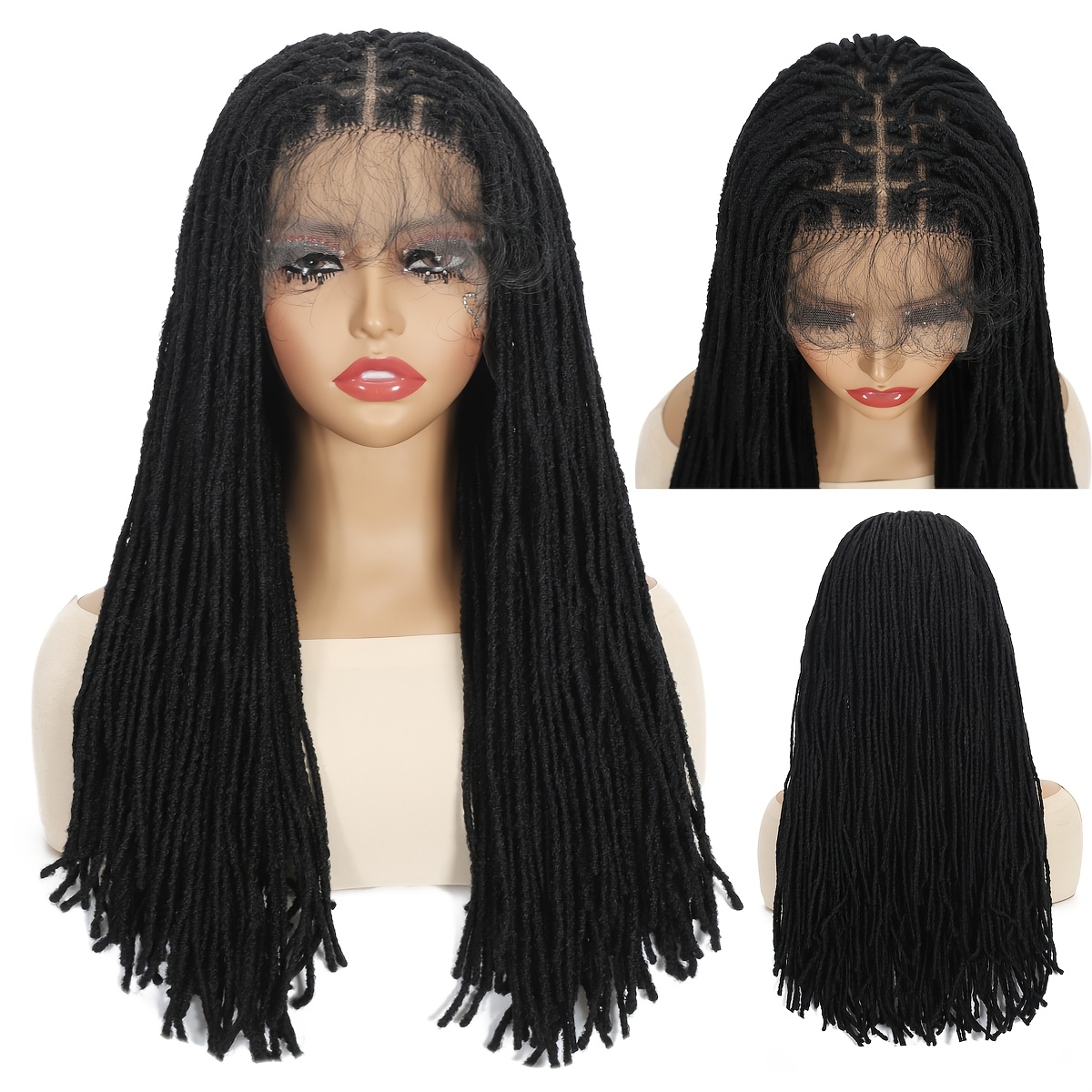 dreadlock wigs sold on Temu United States