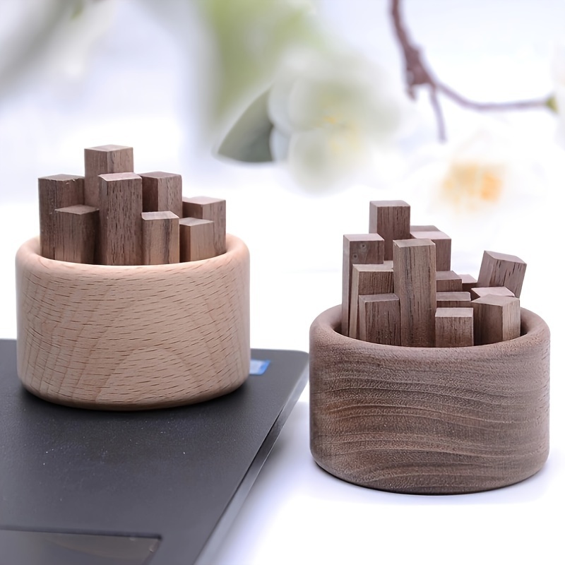 

1 Set Wood , No No Battery, , Cylindrical , For , Study,