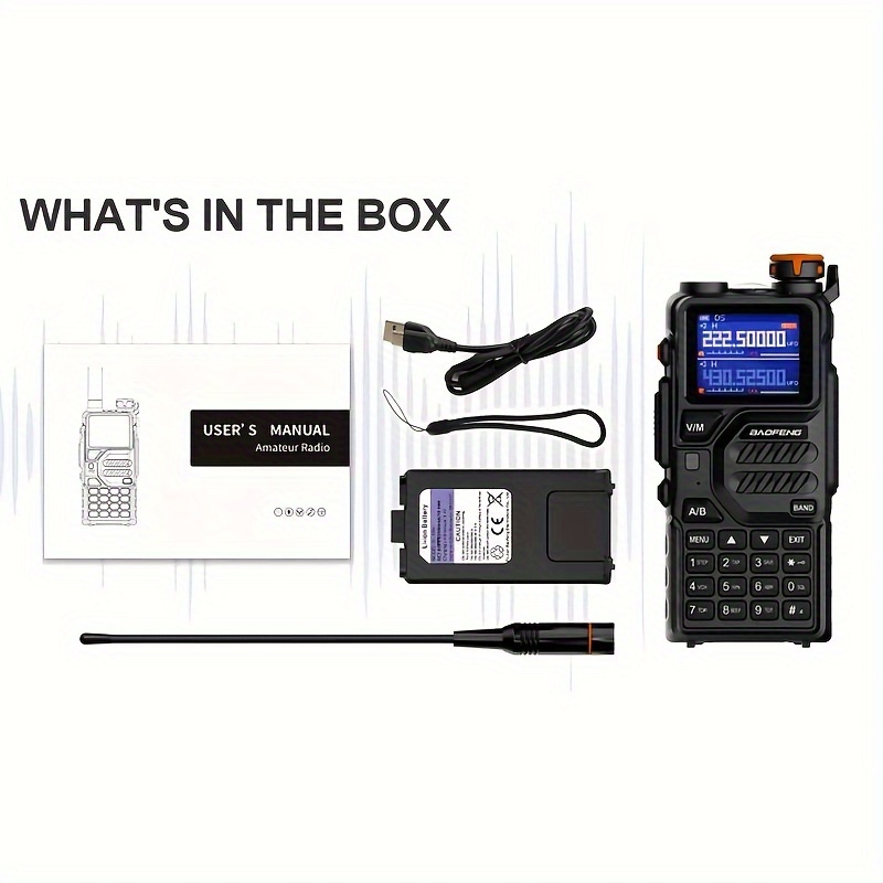 1 парче uv k5 plus интерфон 2-насочна долг дострег uhf vhf -уред Детали за производот 6