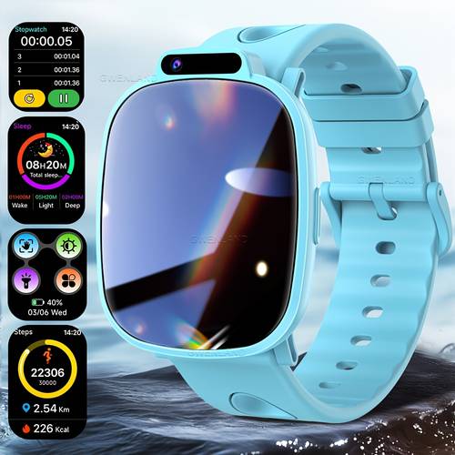 2026 new watch designed for children 1 9 hd screen 18 educational games learning knowledge while having fun hd camera step counting sleep monitoring flashlight 300mah large capacity and rich app market this watch lives
