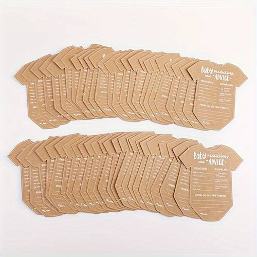 set 20 40pcs prediction cards for shower cards shower decorations white