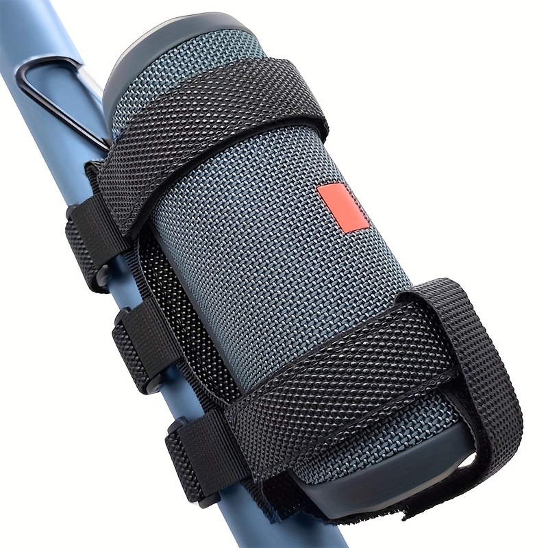 Image of 1pc Adjustable Bike/golf Cart/boat Speaker Mount - Heavy-duty Bike Rail Holder With -free Setup, Compatible With Wireless Speakers, / Compatible (adapter/speaker Not Included) For Motorcycle, Atv, Pwc