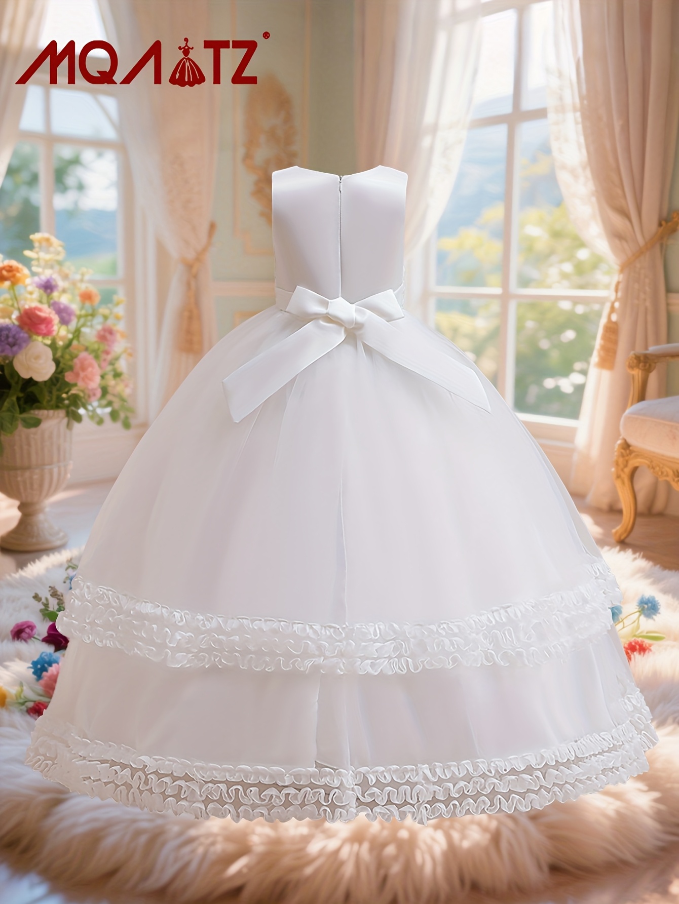 soft princess dresses Great Pretenders Sleeping Sweetheart Two-Piece Gown & Arm Warmers Set 5-6 Years delicate pink velvet bodice with thick spaghetti straps and a lovely white trim along the chest princess dress soft tulle puffy