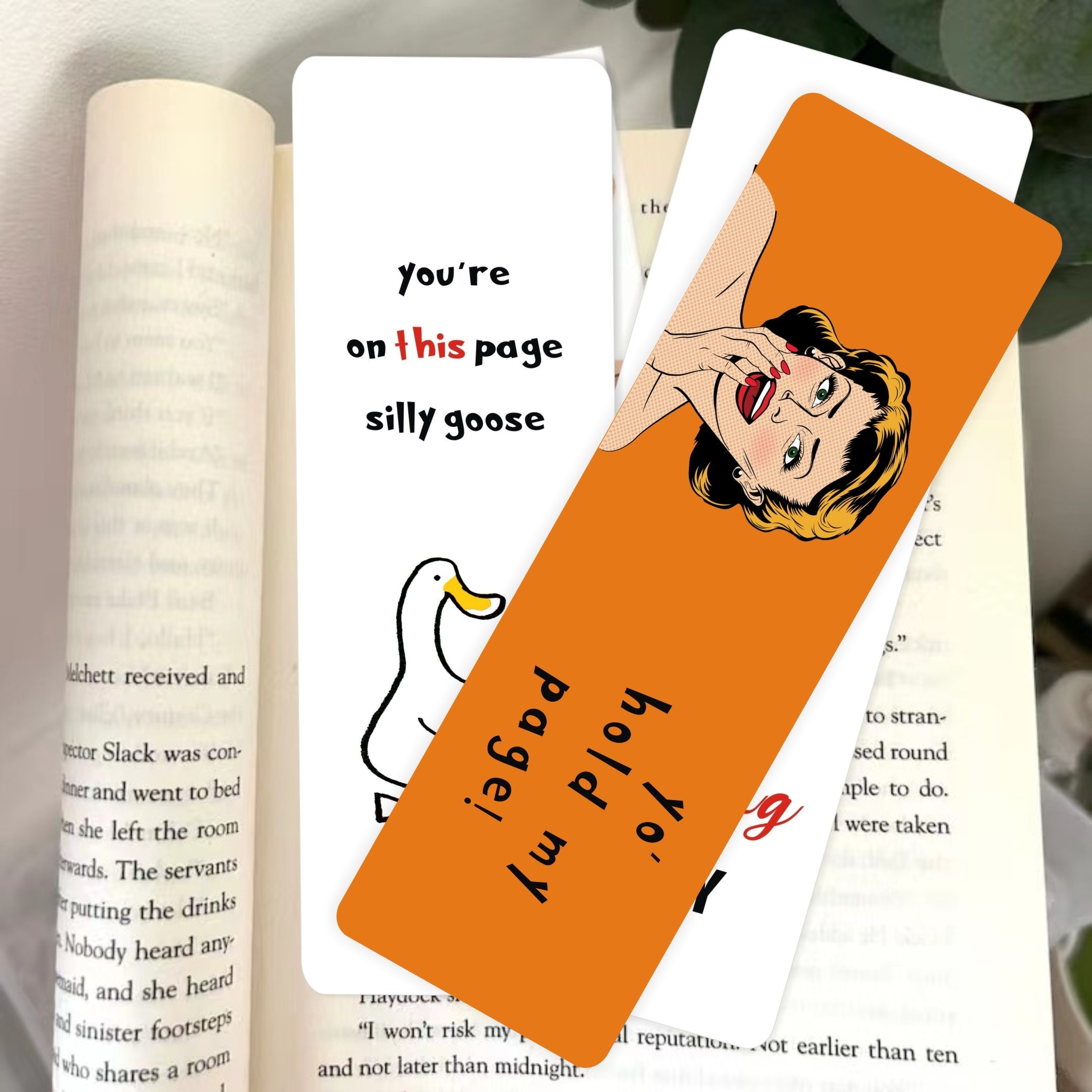 6pcs yo hold page funny bookmakes youre page cute bookmark  display picture 3