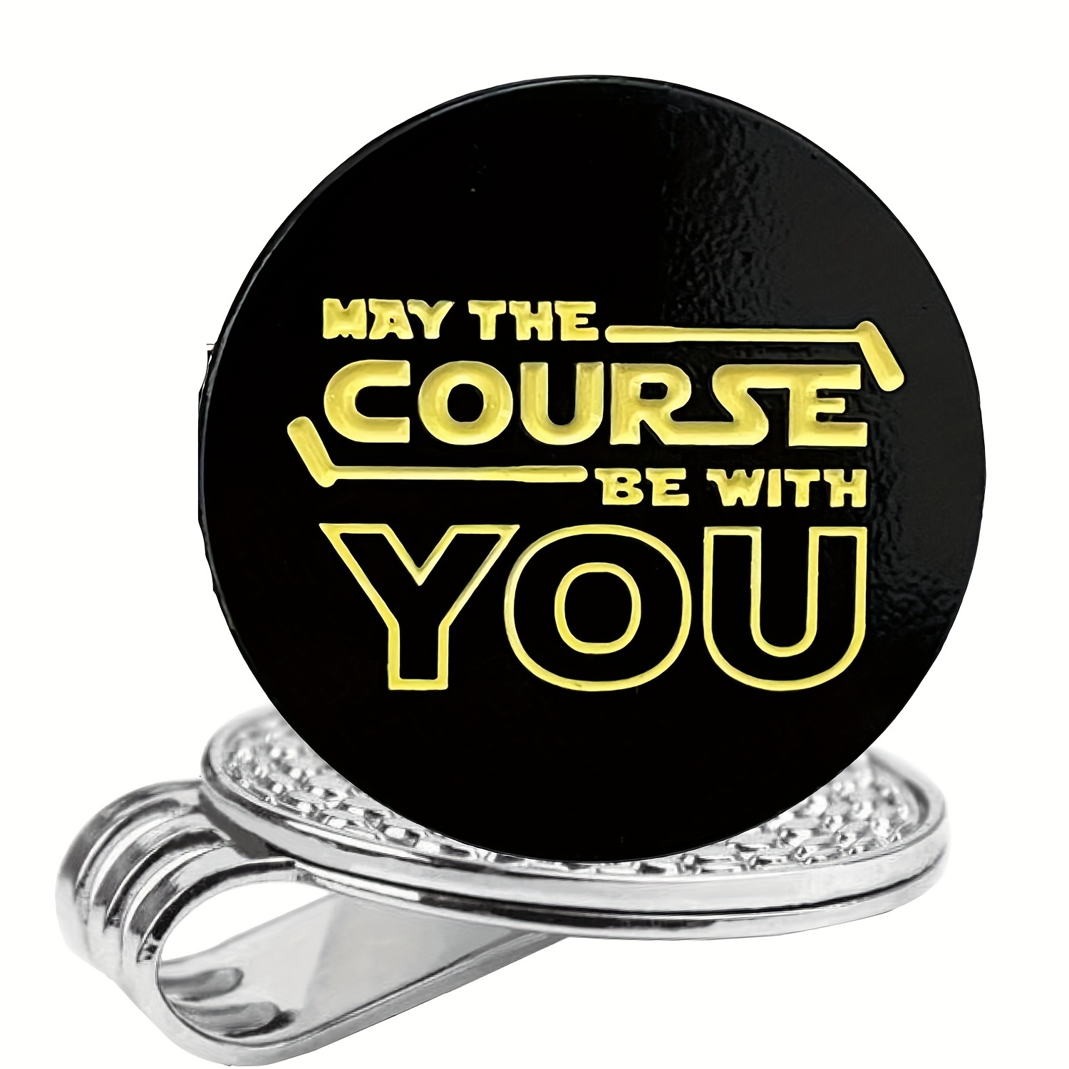 Image of Premium Golf Ball Marker With Magnetic Hat Clip, Funny Golf Ball Marker Hat Clip For Men Women, Additions For Men Golfers Dad Boyfriend Husband Birthday Retirement Father's Day