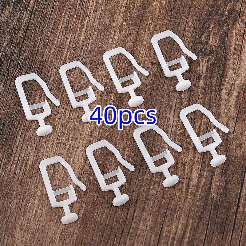E-shop Schienenrolle leiser Clip Nano-Rollschuhe Vorhanghaken-Clip Vorhangzubehör