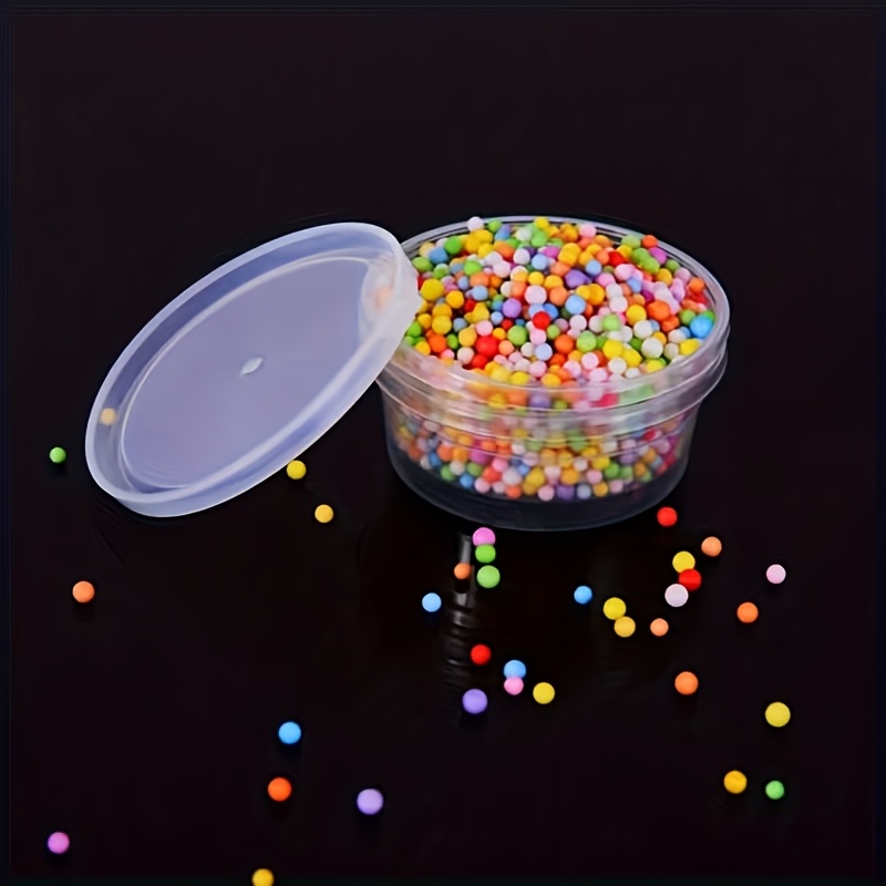 Transparent Plastic Storage Box with Lid, Stackable Organizer