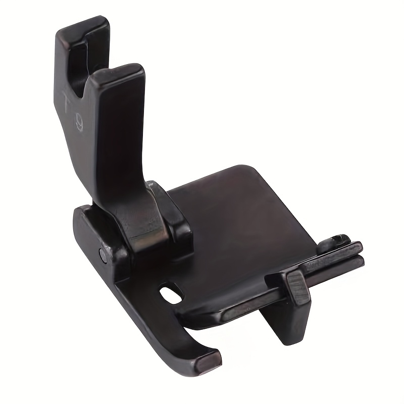 TEMU 1pc New Titanium Steel T9 Presser Foot, For Blocking, Binding, Hemming, Folding - Flat Sewing Machine Presser Foot