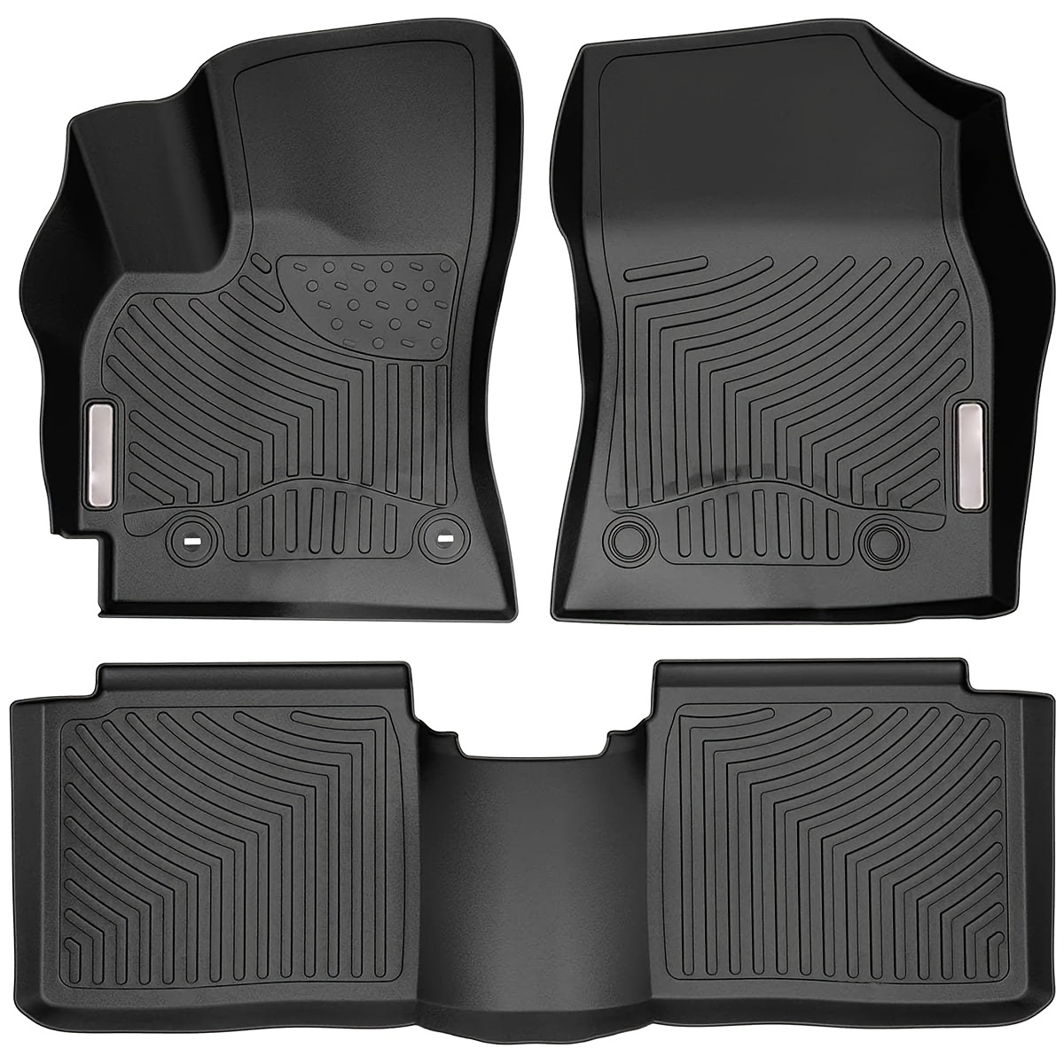 

Tpe Rubber Front & Rear For Toyota Corolla 2014 2015 2016 2017 2018 2019 Floor Mats Sets, All- Weather Protection