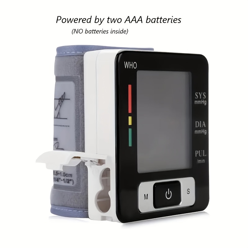   kun wrist   with adjustable cuff 90 memory battery operated aaa not included for home   use health monitoring device Product details 0