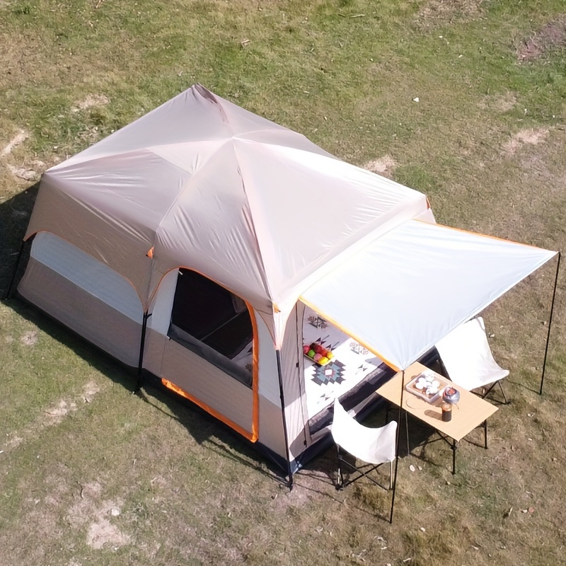 20-person tent with doors screen room easy setup, hiking