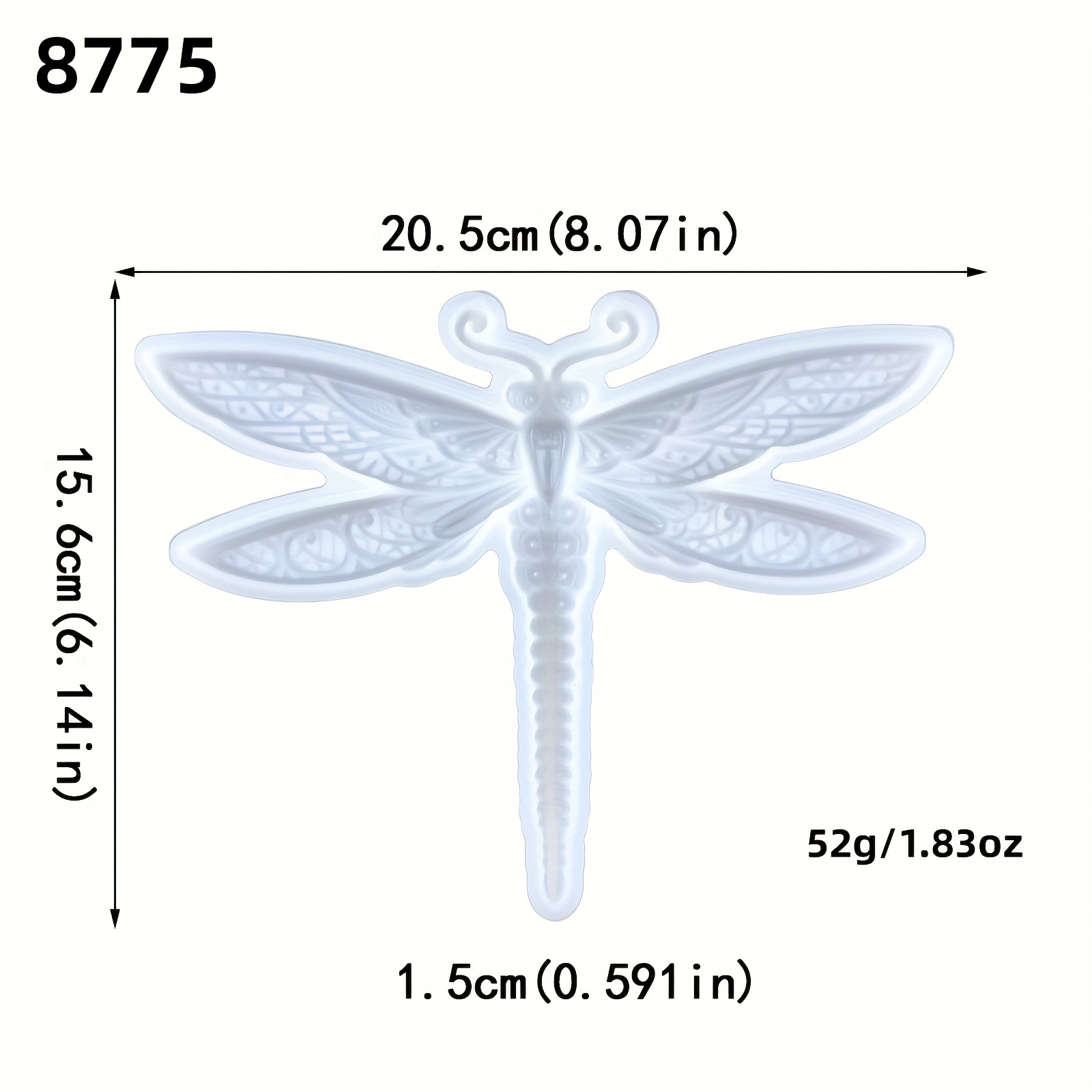 Dragonfly Resin Wall Hanging Epoxy Silicone Molds Silicone Diy Dragonfly Shape Silicone Moulds Wall Desktop Decor