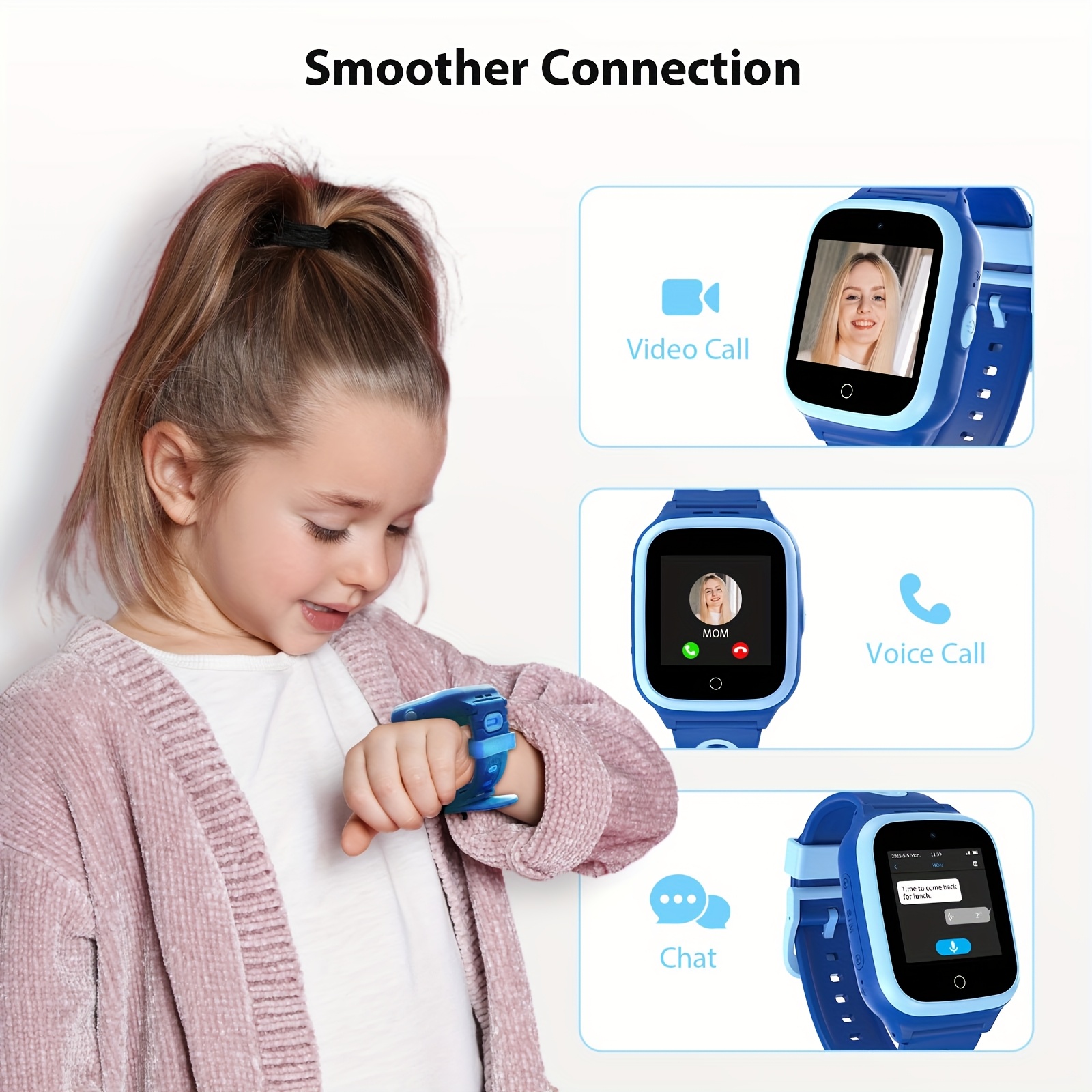 smartwatch sim card free unlimited Temu