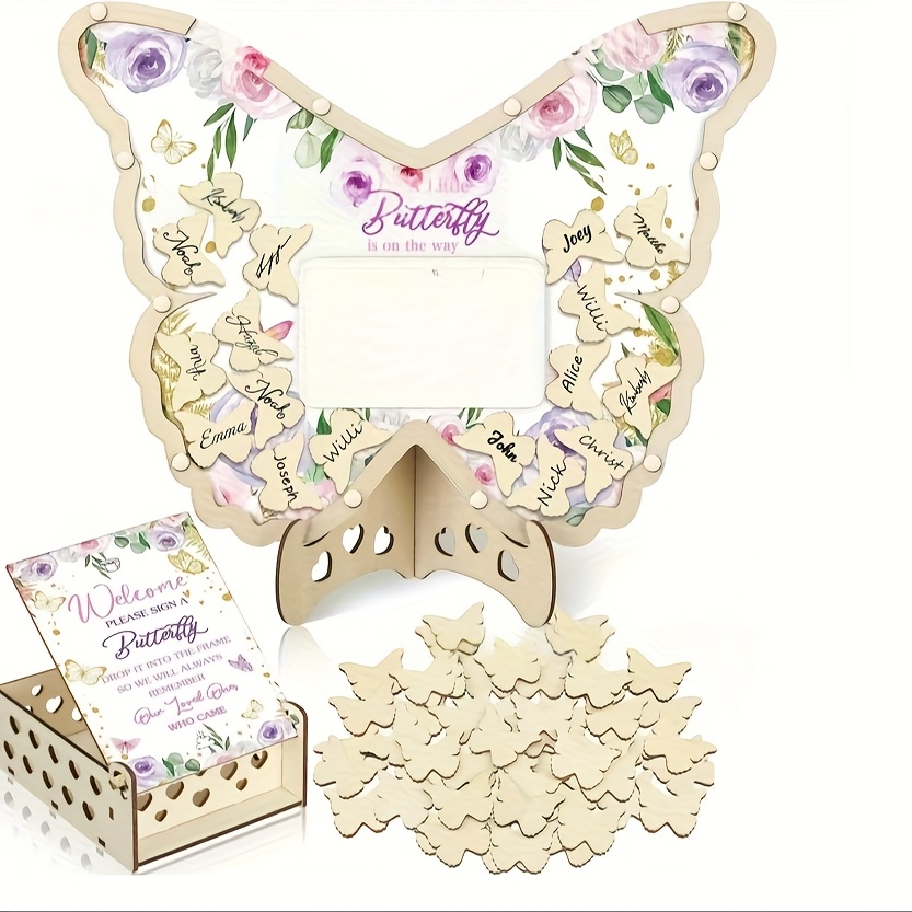 TEMU Детска кръщелна книга за , алтернативен комплект с дизайн 