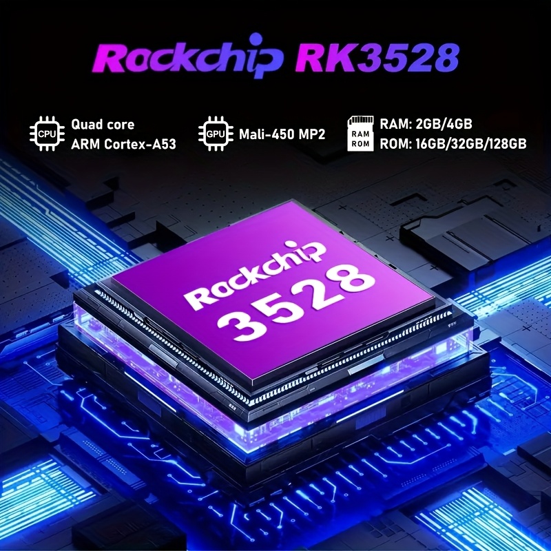 H96 MAX M2 Plus Smart TV Box - Android 14.0, CPU Quad-Core RK3528, Salida 8K Ultra HD, Compatible con 4K@60fps, WiFi6 & BT5.4, con Control Remoto, Puertos USB2.0, Reproductor Multimedia HDR10, Enchufe EU, Entretenimiento en el Hogar