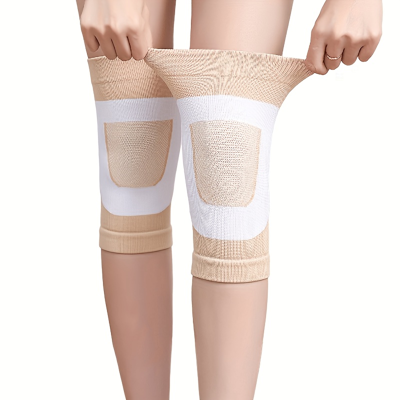 TEMU A Pair Of Warming Leg Sleeves For Men And Women, Keeping Knees Warm, Thickened For Autumn And Winter