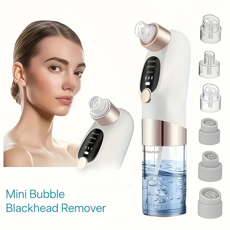 USB Charging Blackhead Remover – Portable Facial Pore Cleaner with 5 Suction Nozzles, Gentle & Safe Vacuum Cleansing for Men and Women — Zaynora Luxury Marketplace