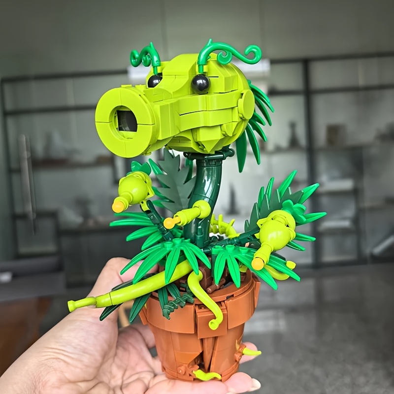 Creative Plant Shaped Building Blocks Ornaments