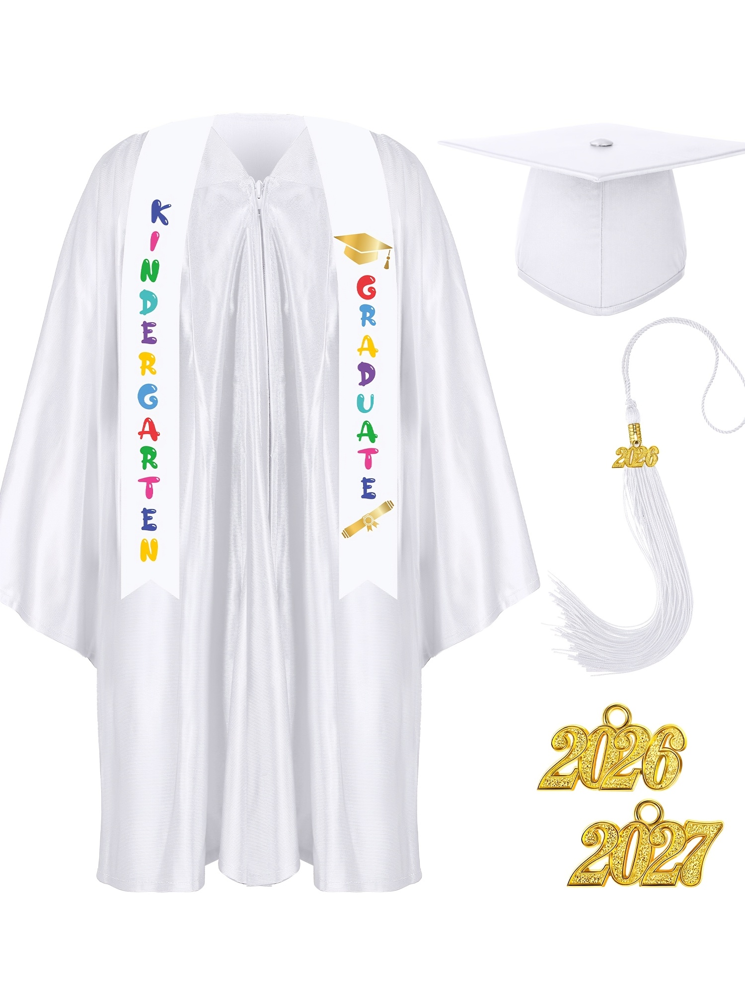 kids graduation gown sold on Temu United States