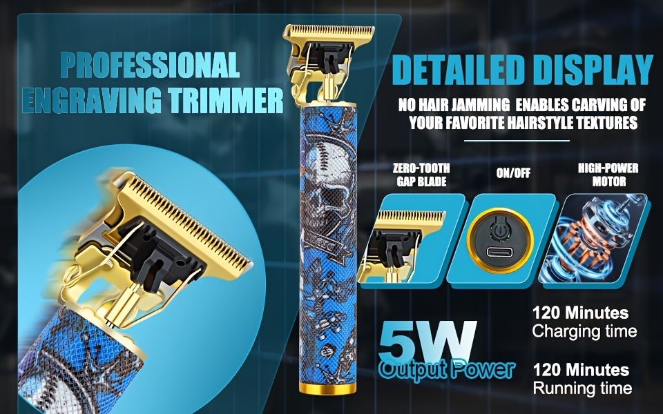 LQT 3-delige Elektrische Professionele Heren Tondeuse, Draadloze Scheerapparaat en Trimmer Set, Multifunctionele Verzorgingstool voor Trimmen, Vormgeven en Groomen, Geschikt voor Thuisgebruik, Reizen, of als Cadeau voor Vriend of Vader