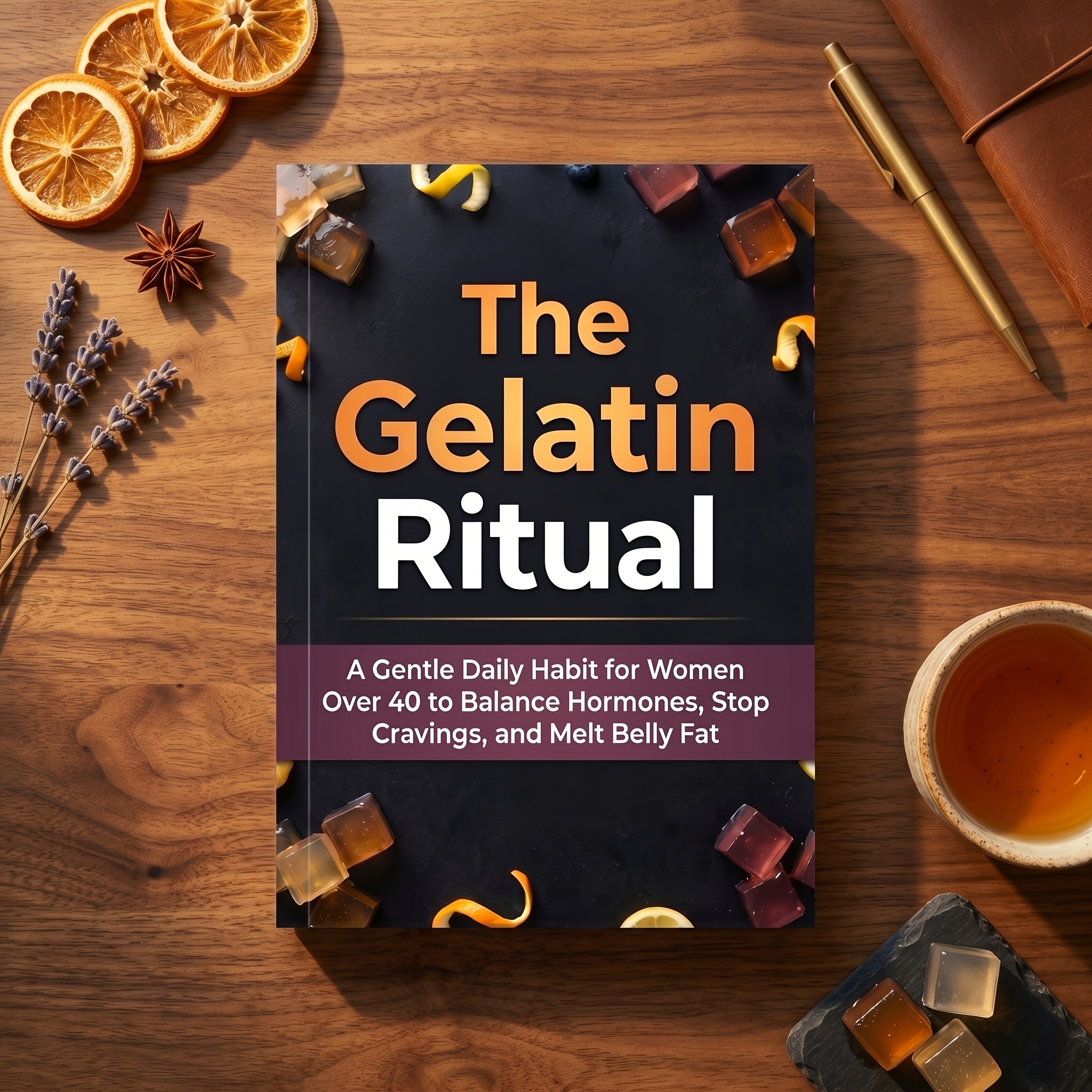The Gelatin Ritual: A Gentle Daily Habit for Women Over 40 to Balance Hormones, Stop Cravings, and Melt Belly Fat